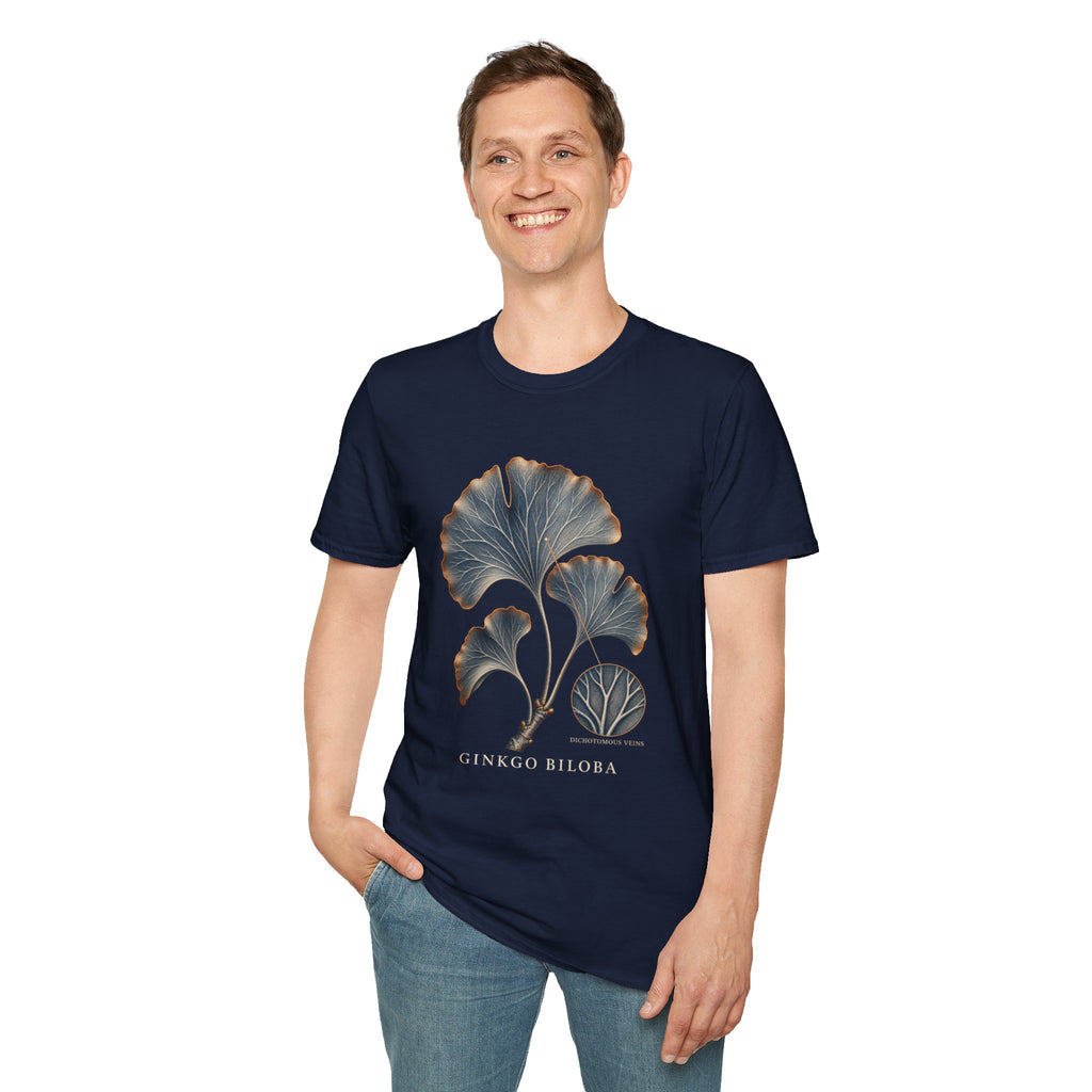Ginkgo Biloba Leaf Botanical T-Shirt