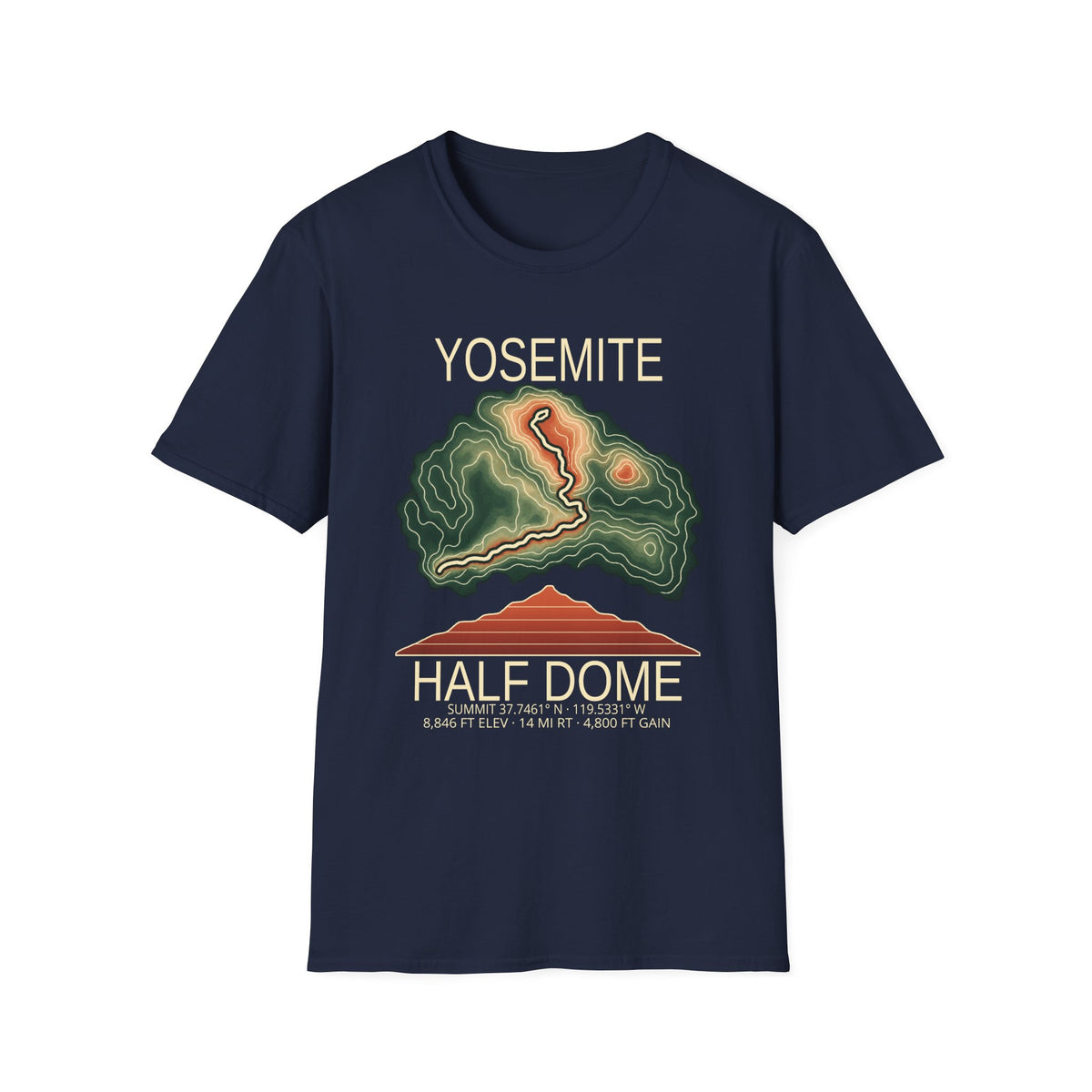 Half Dome Hiking T-Shirt | Yosemite National Park