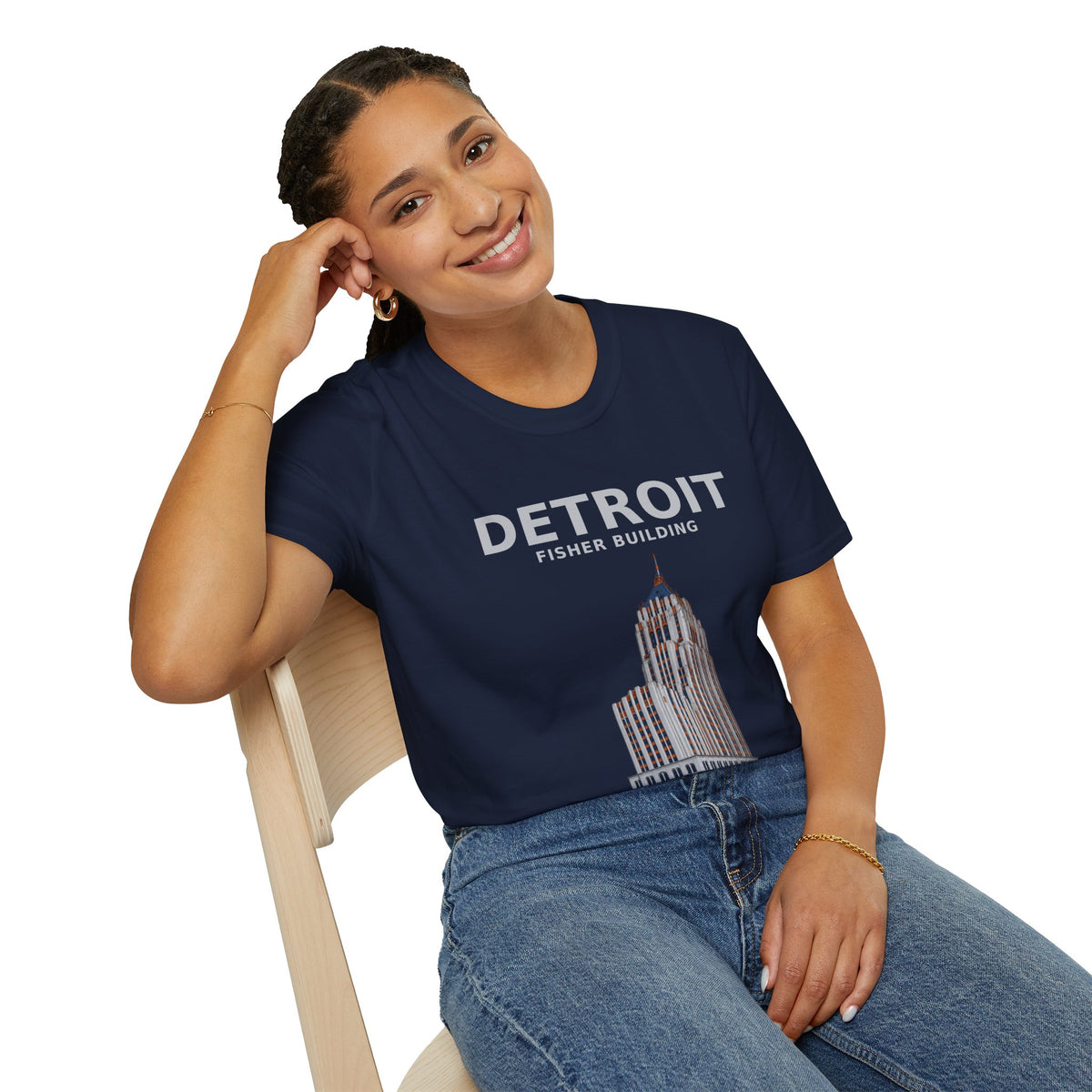 Fisher Building Detroit Architecture T-Shirt