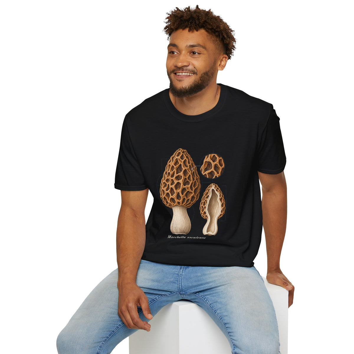 Common Morel Mushroom Study T-Shirt