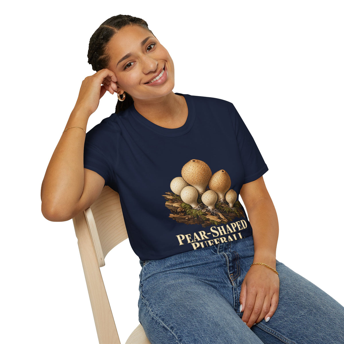 Pear-Shaped Puffball Mushroom T-Shirt