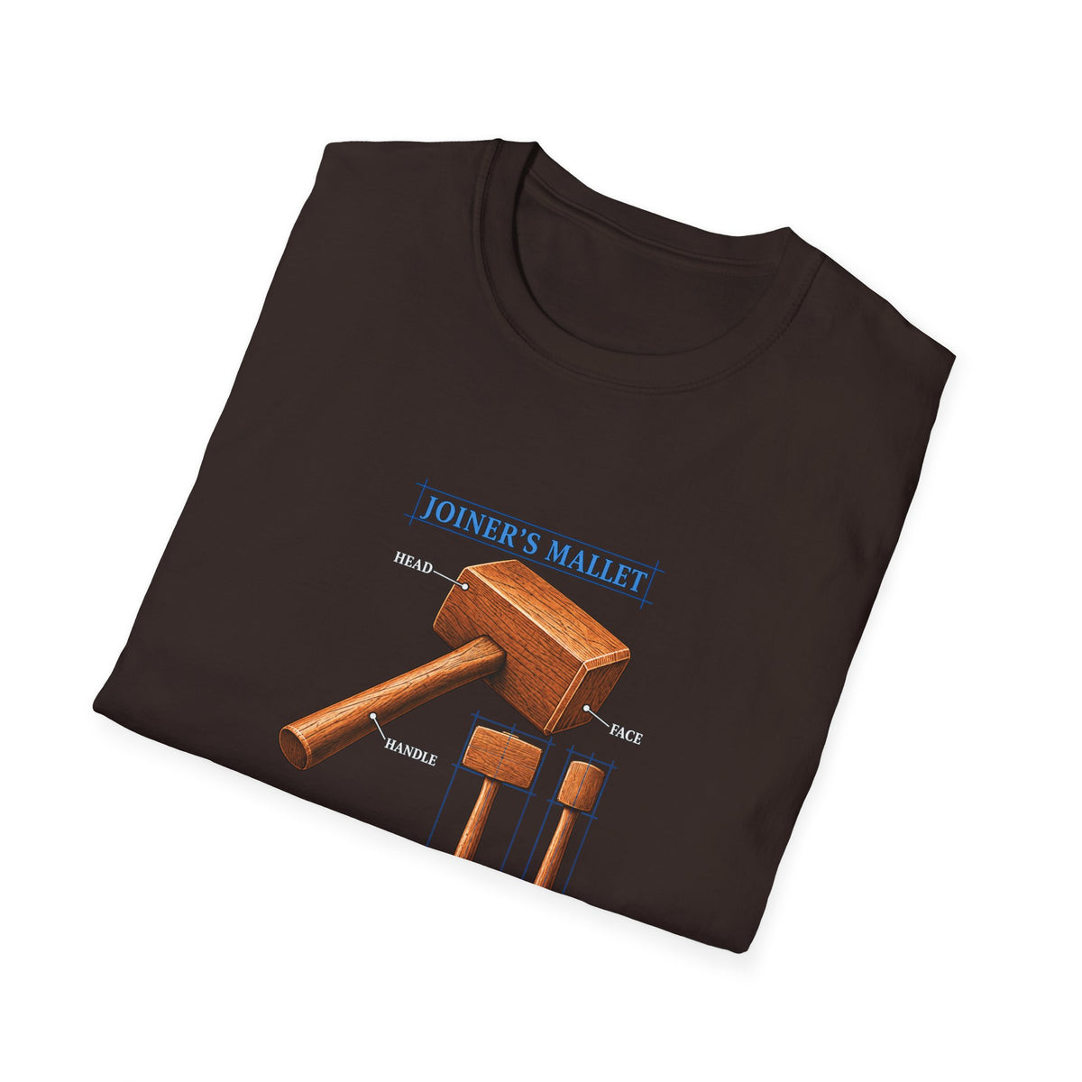 Joiner’s Mallet Head of Department Woodworking T-Shirt