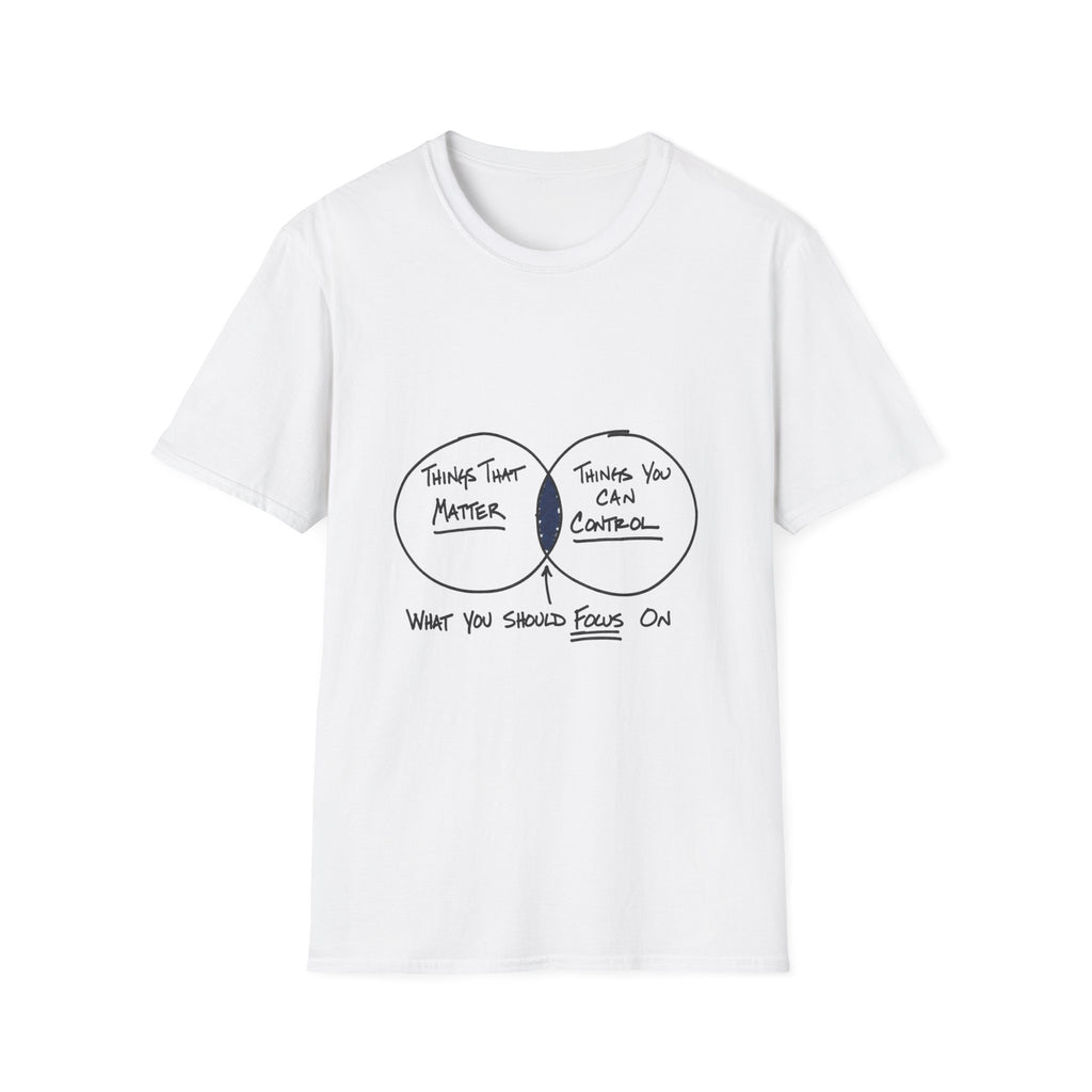 Focus on What Matters Venn Diagram T-Shirt
