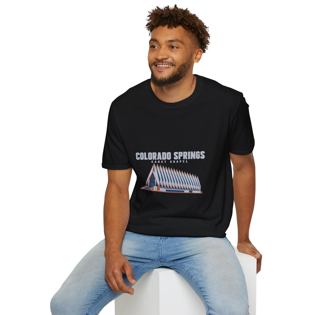 Cadet Chapel Colorado Springs Architecture T-Shirt