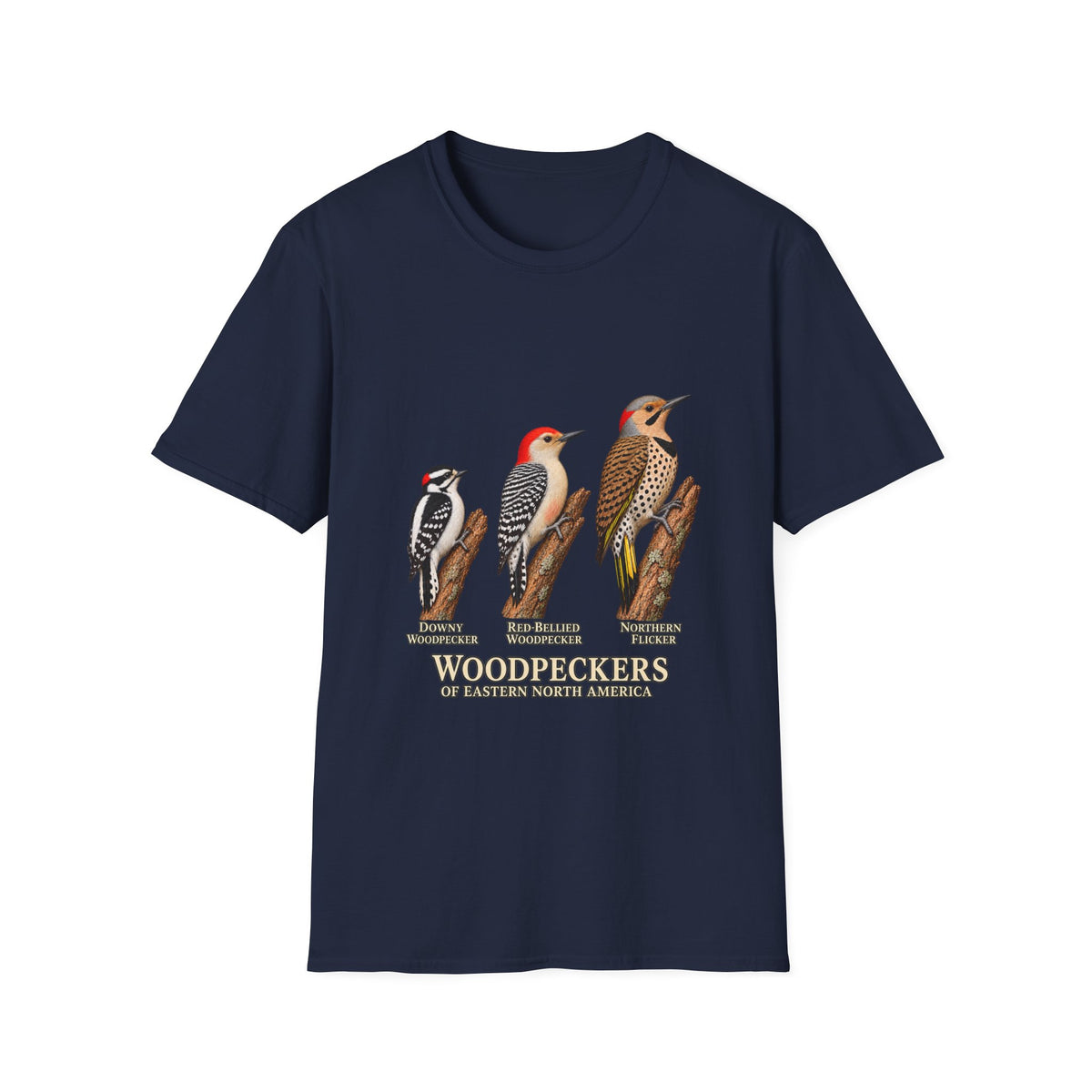 Eastern Woodpeckers Natural History T-Shirt