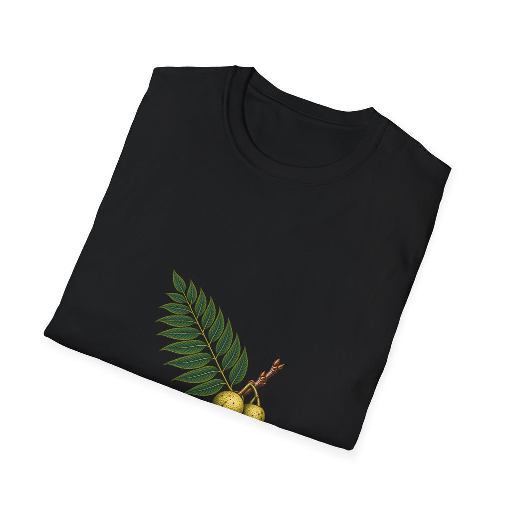 Black Walnut Botanical Study T-Shirt