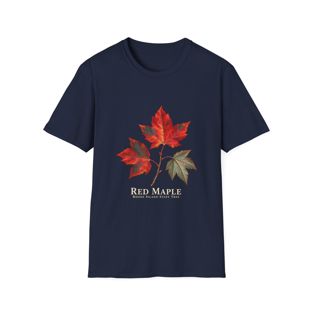 Red Maple Rhode Island State Tree T-Shirt