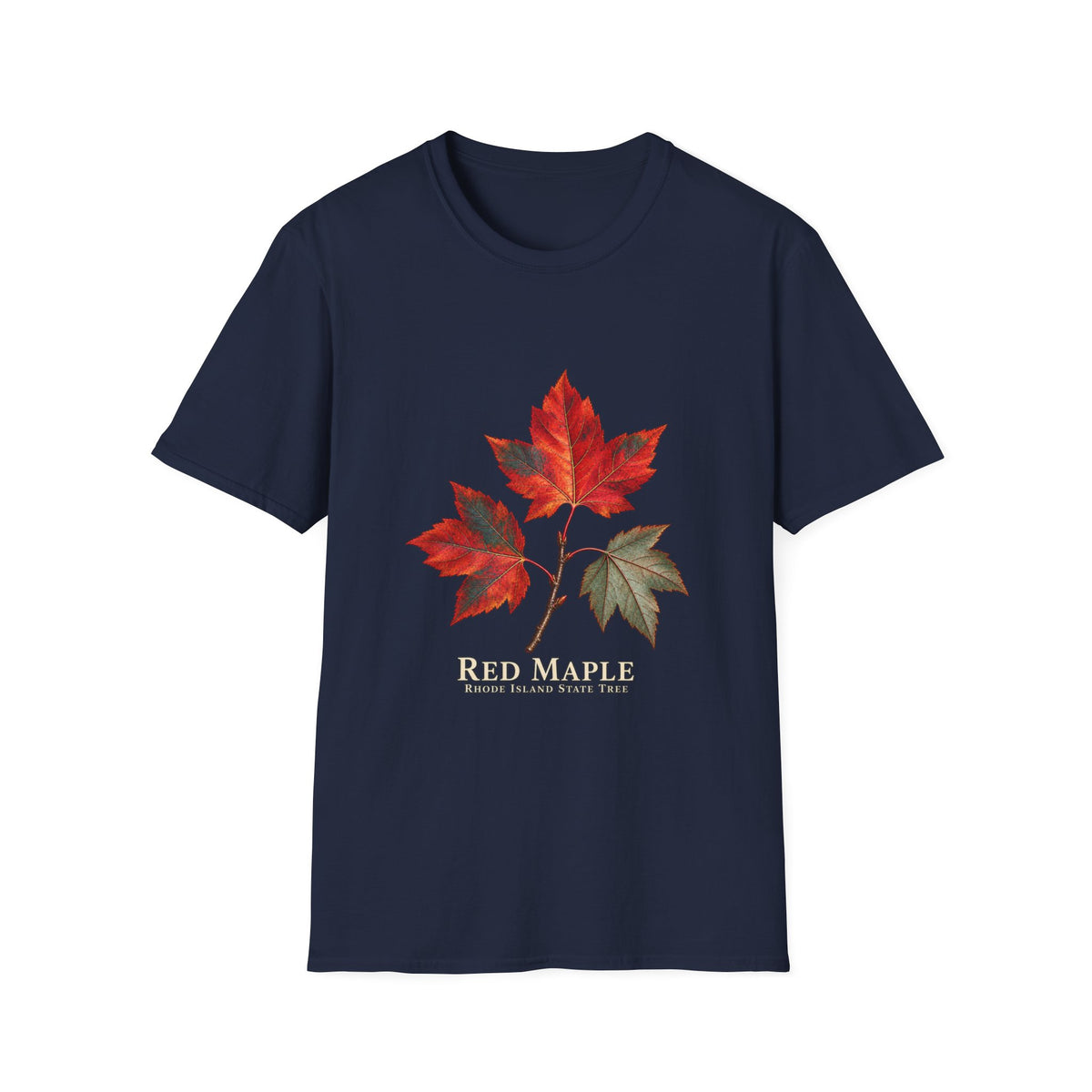 Red Maple Rhode Island State Tree T-Shirt