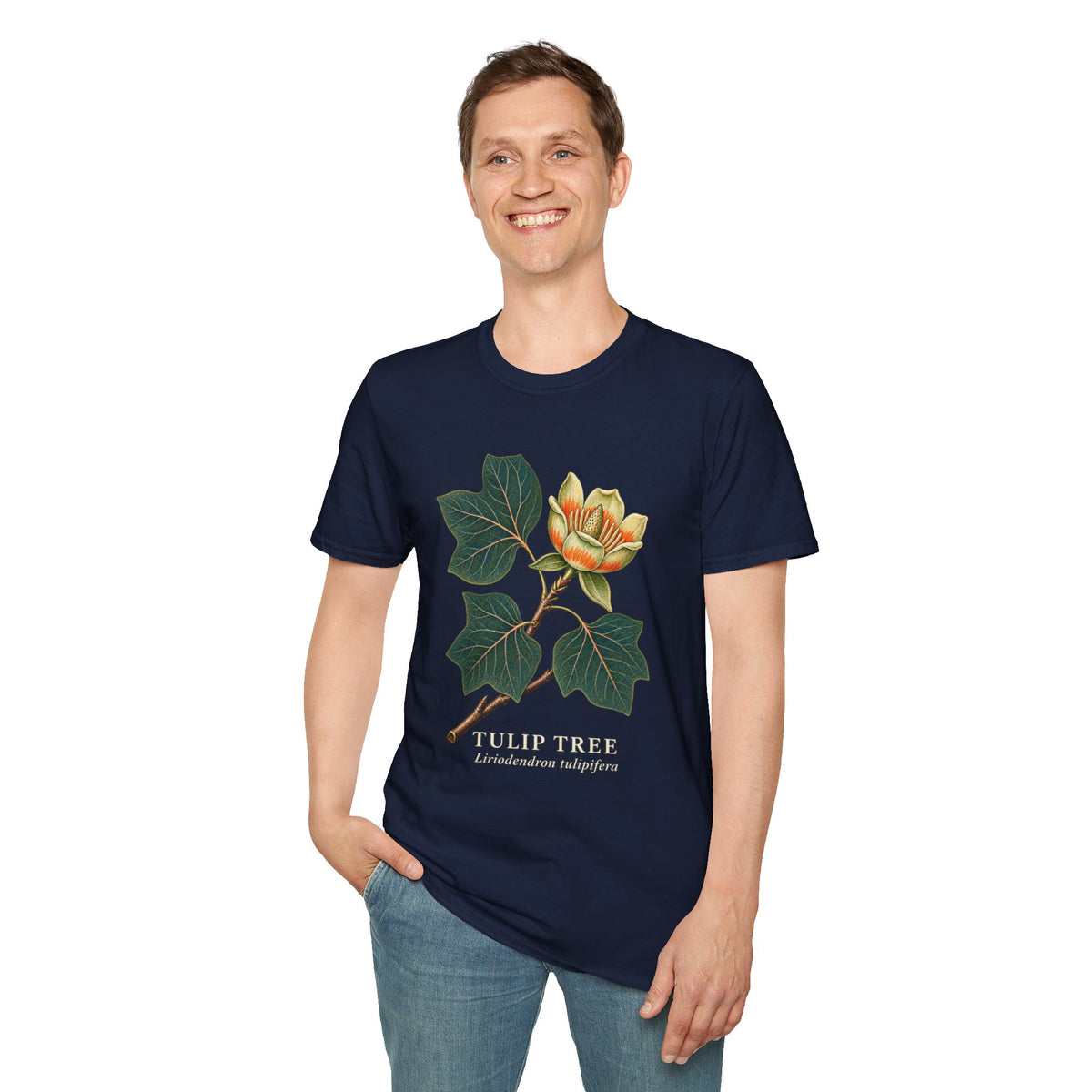 Tulip Tree Botanical T-Shirt | Liriodendron tulipifera