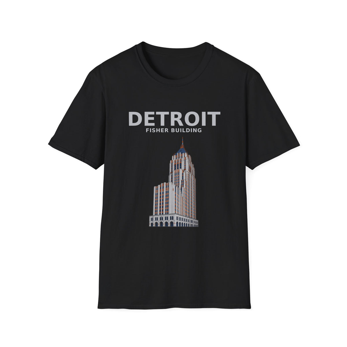 Fisher Building Detroit Architecture T-Shirt