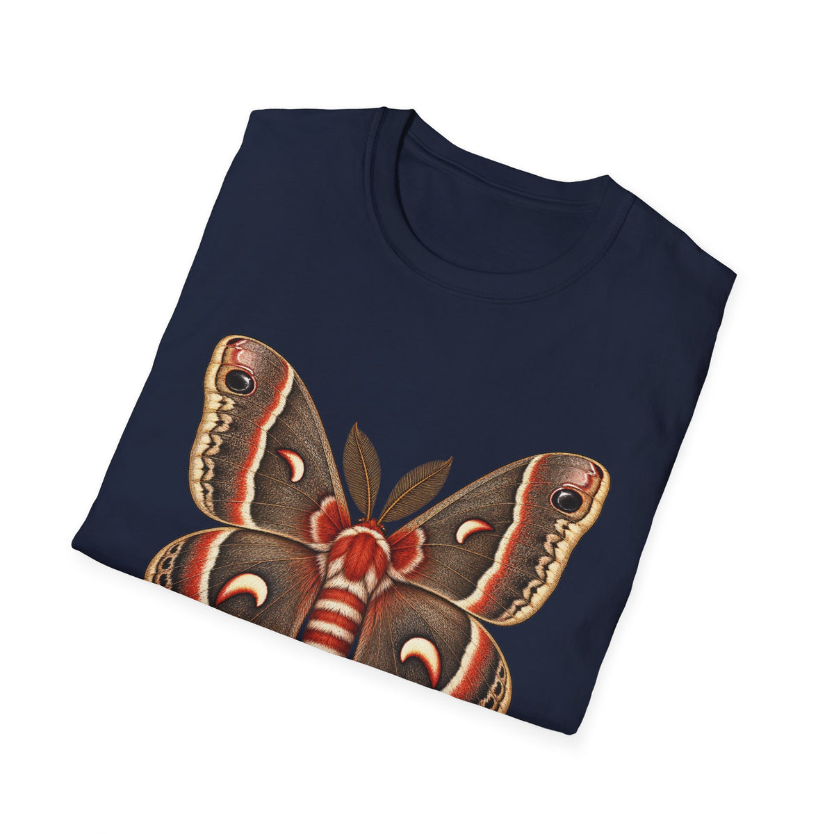 Cecropia Moth Natural History T-Shirt | Hyalophora cecropia