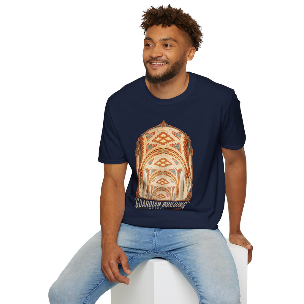 Guardian Building Detroit Architectural T-Shirt