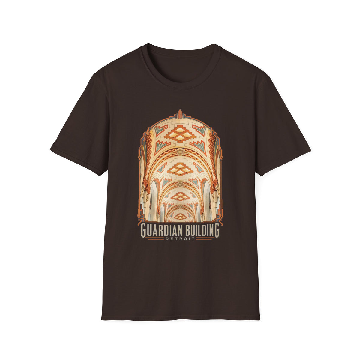 Guardian Building Detroit Architectural T-Shirt