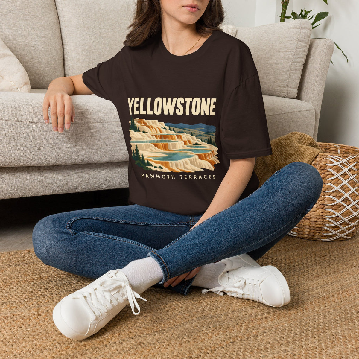Yellowstone Mammoth Terraces Graphic T-Shirt