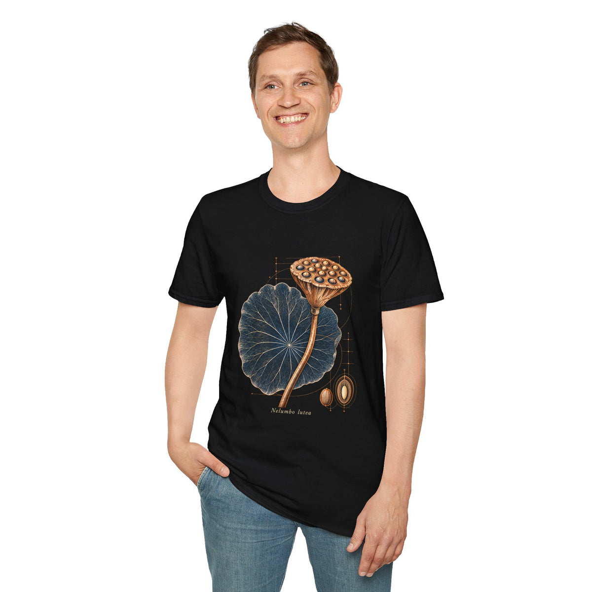 American Lotus Botanical Study T-Shirt