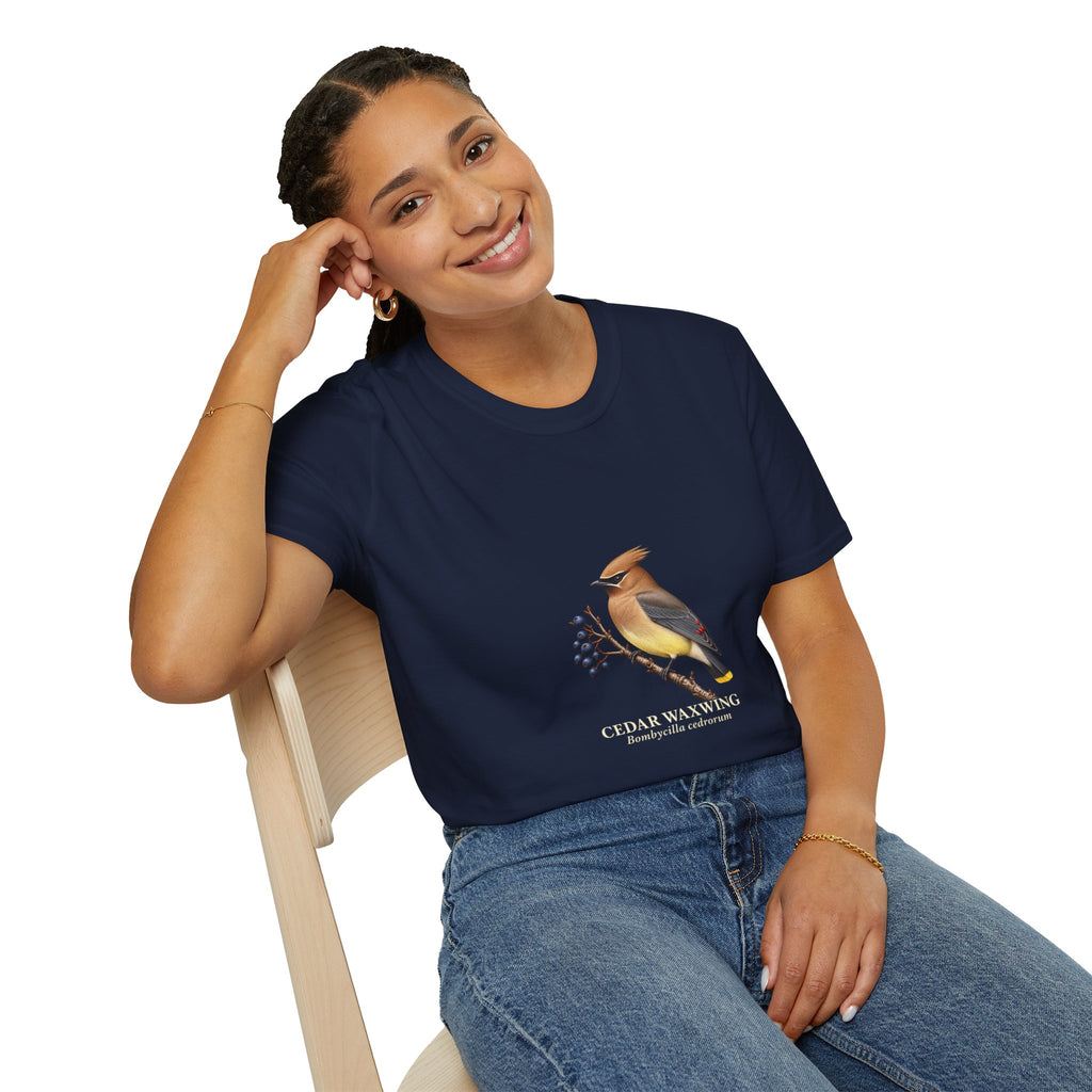 Cedar Waxwing Birdwatching T-Shirt