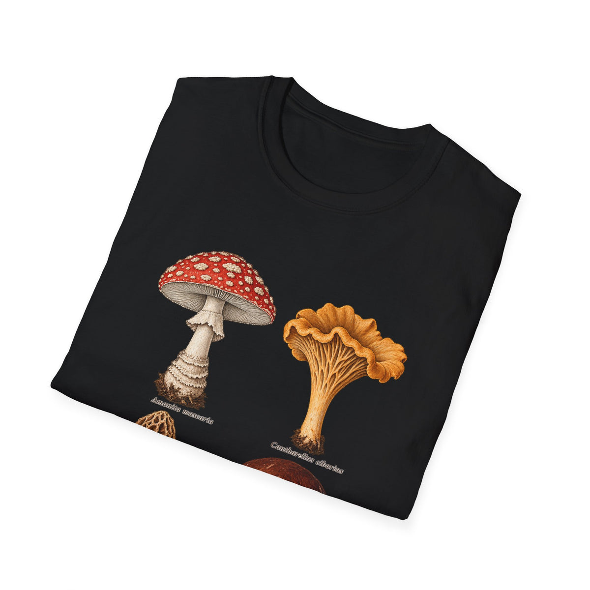 Mixed Fungi Field Plate Mushroom T-Shirt