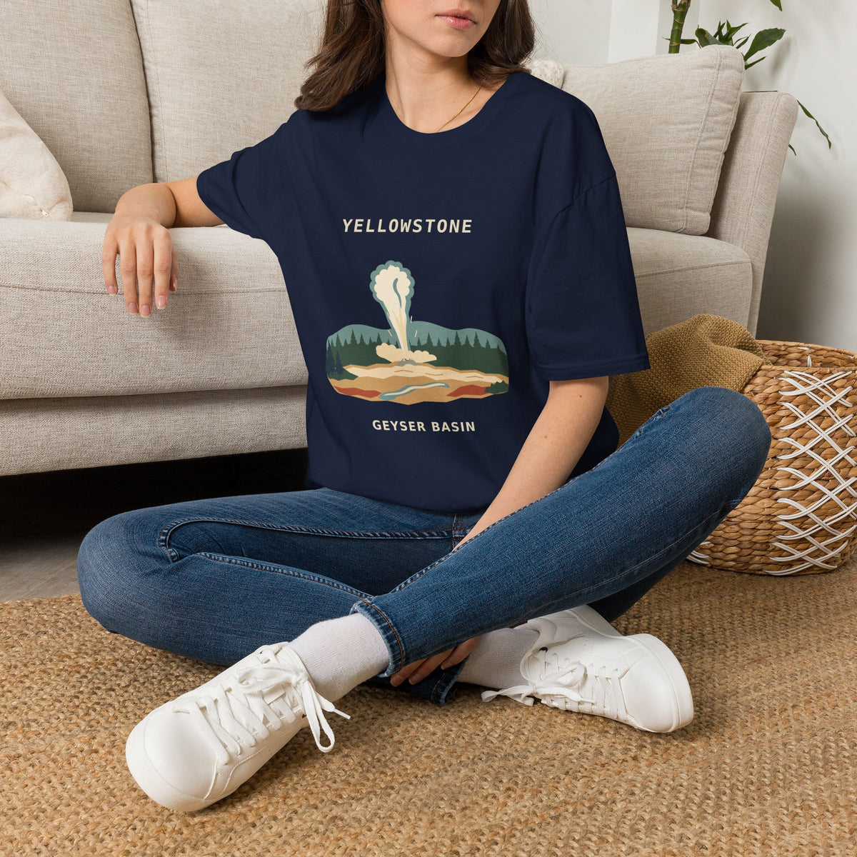 Yellowstone Geyser Basin Graphic T-Shirt