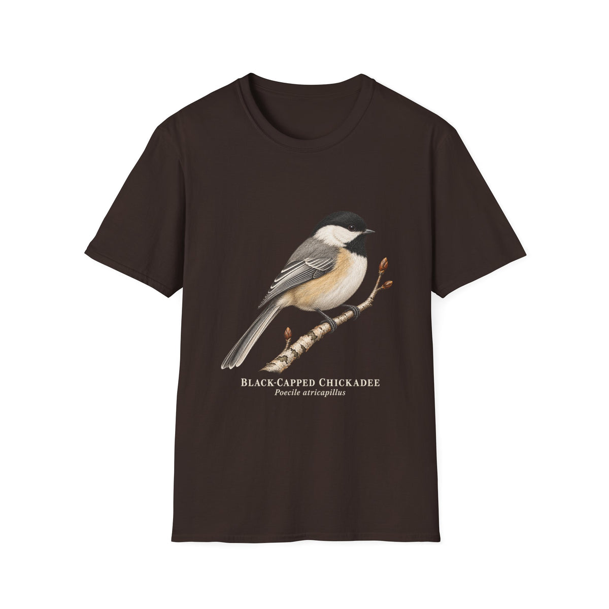 Black-capped Chickadee Birdwatching T-Shirt