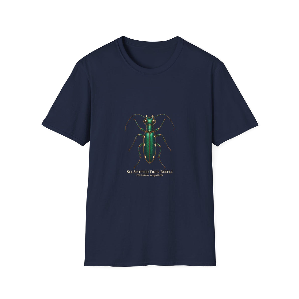 Six-Spotted Tiger Beetle Entomology T-Shirt