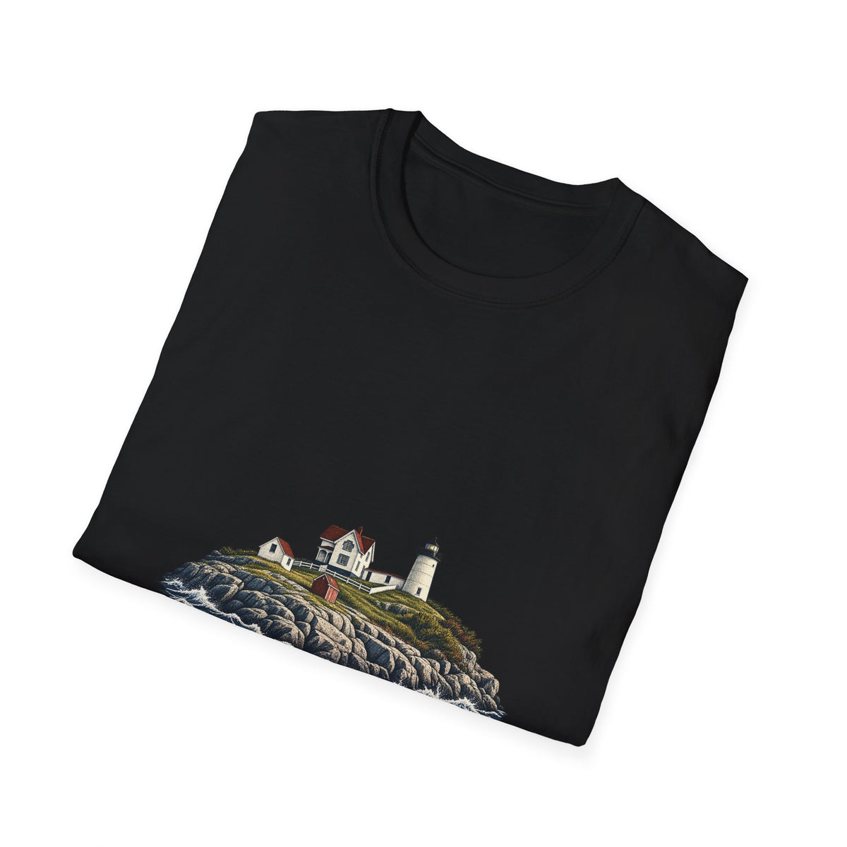 Nubble Lighthouse T-Shirt — Rocky Shore
