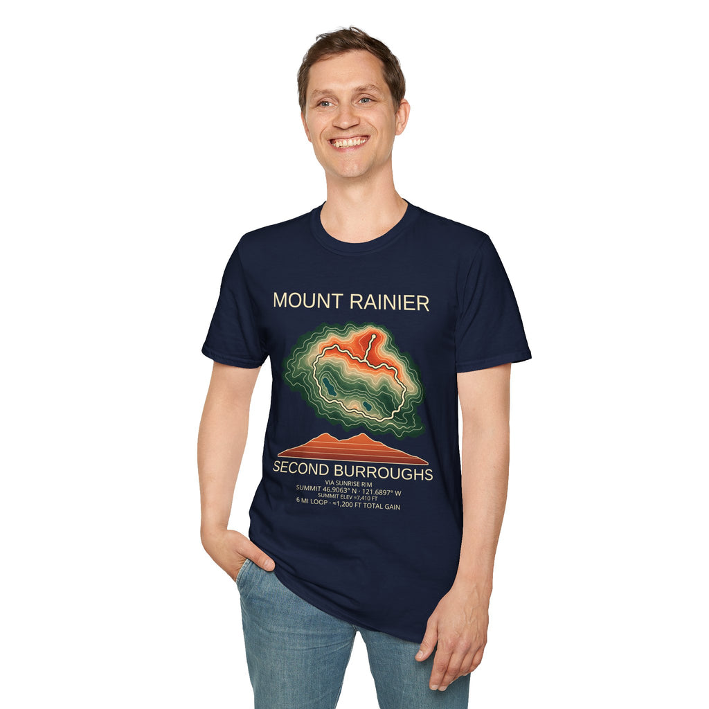 Second Burroughs Hiking T-Shirt | Mount Rainier