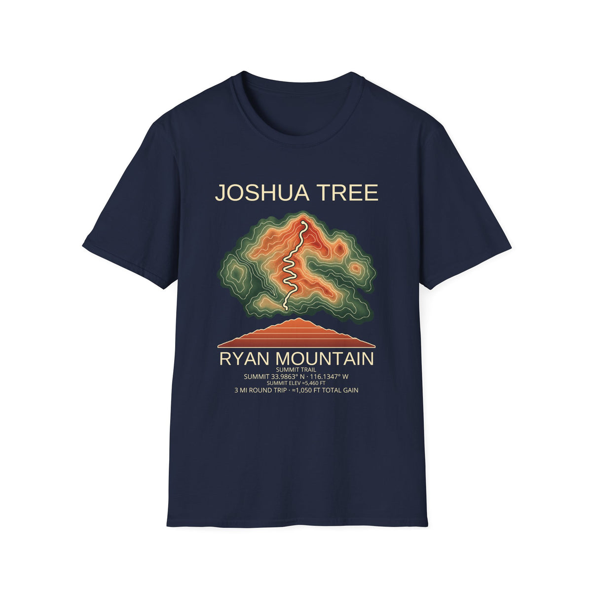 Ryan Mountain Hiking T-Shirt | Joshua Tree
