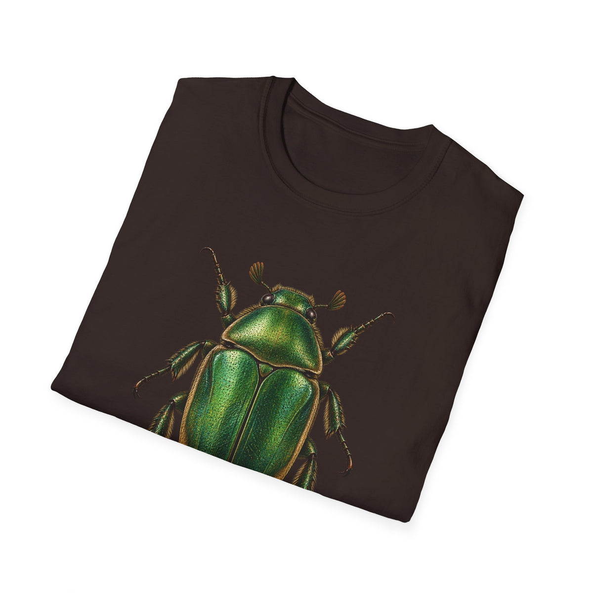 Green June Beetle Entomology T-Shirt