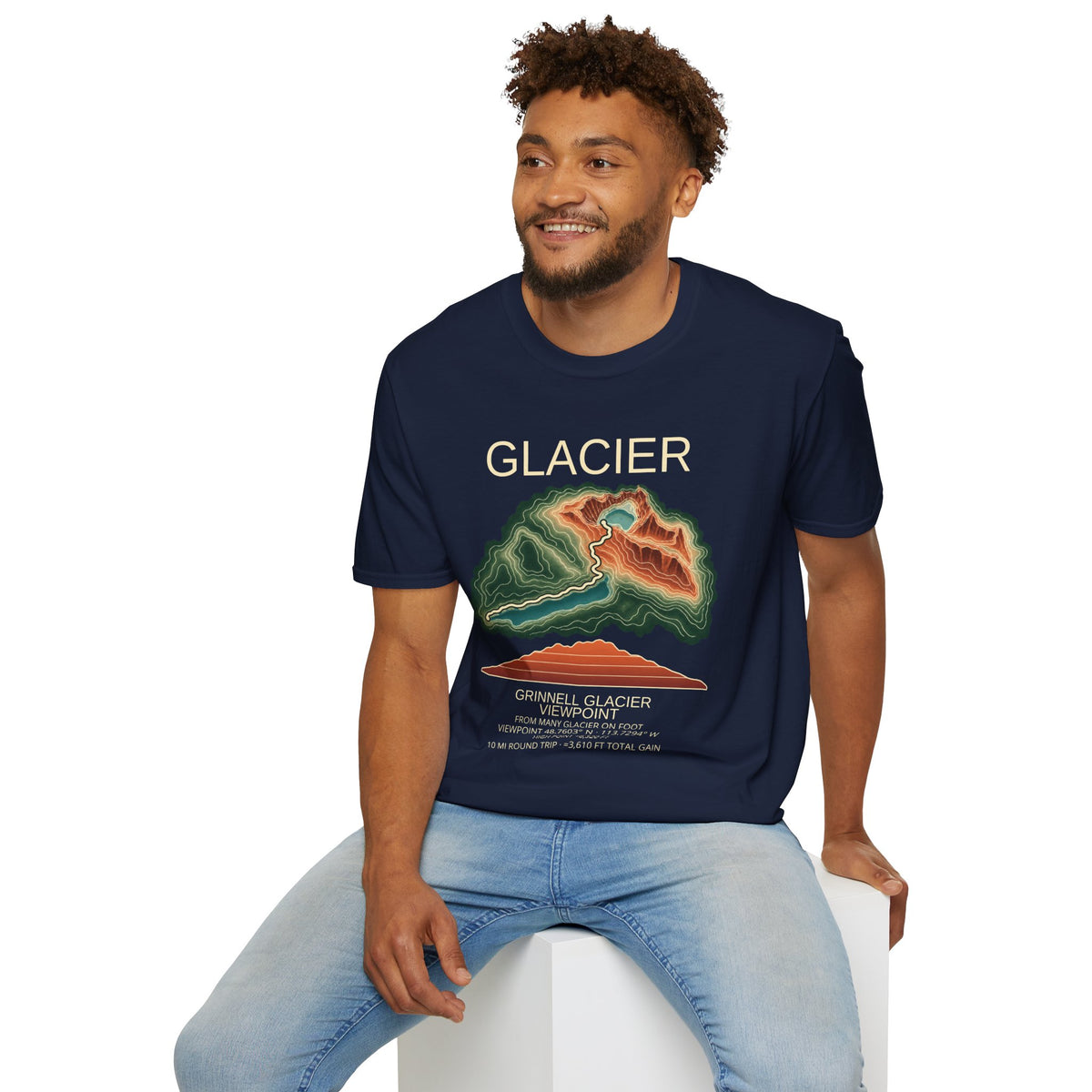Grinnell Glacier Viewpoint Hiking T-Shirt | Glacier