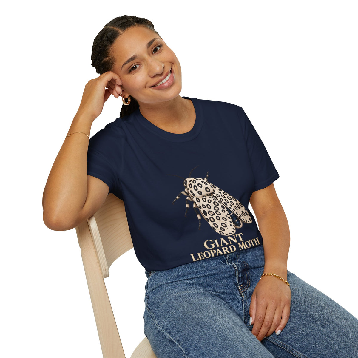 Giant Leopard Moth Entomology T-Shirt