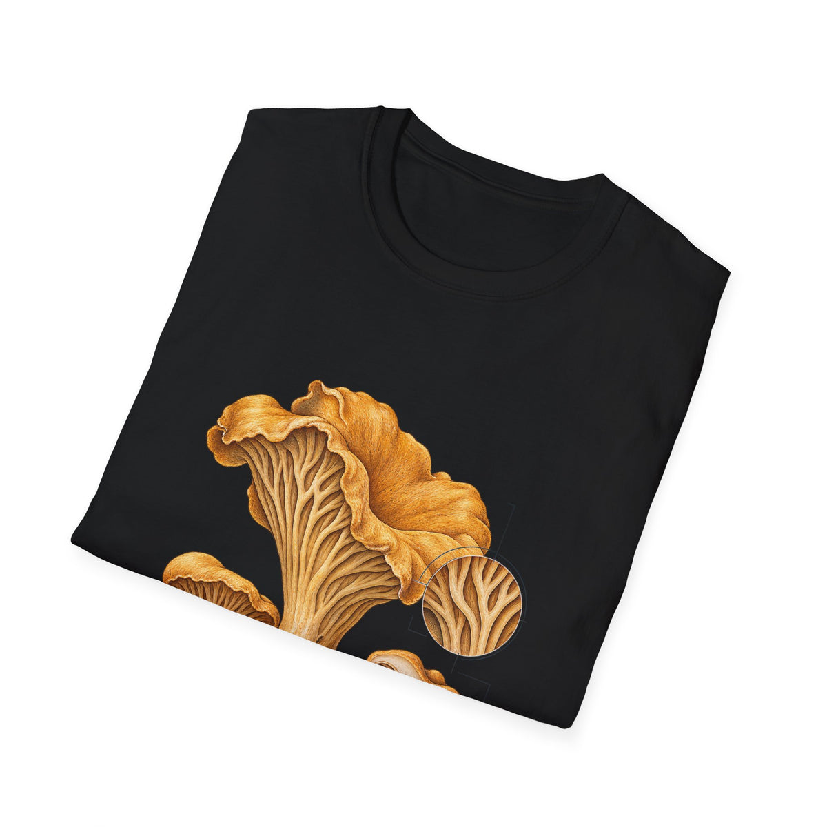 Golden Chanterelle Mushroom Study T-Shirt