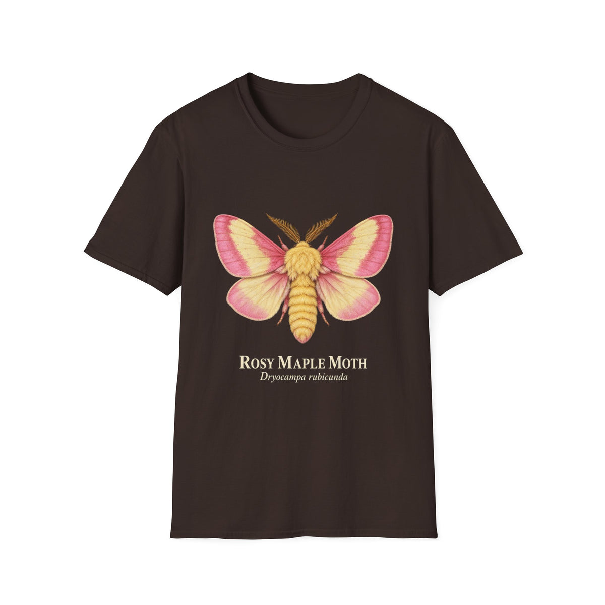 Rosy Maple Moth Natural History T-Shirt