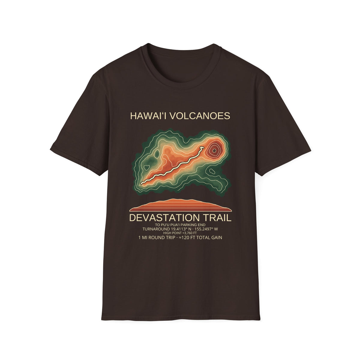 Devastation Trail Hiking T-Shirt | Hawaiʻi Volcanoes