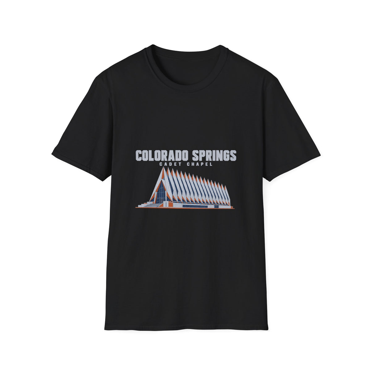 Cadet Chapel Colorado Springs Architecture T-Shirt