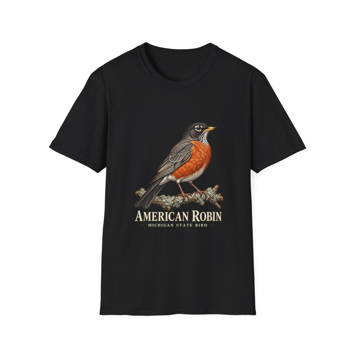 American Robin Michigan State Bird T-Shirt