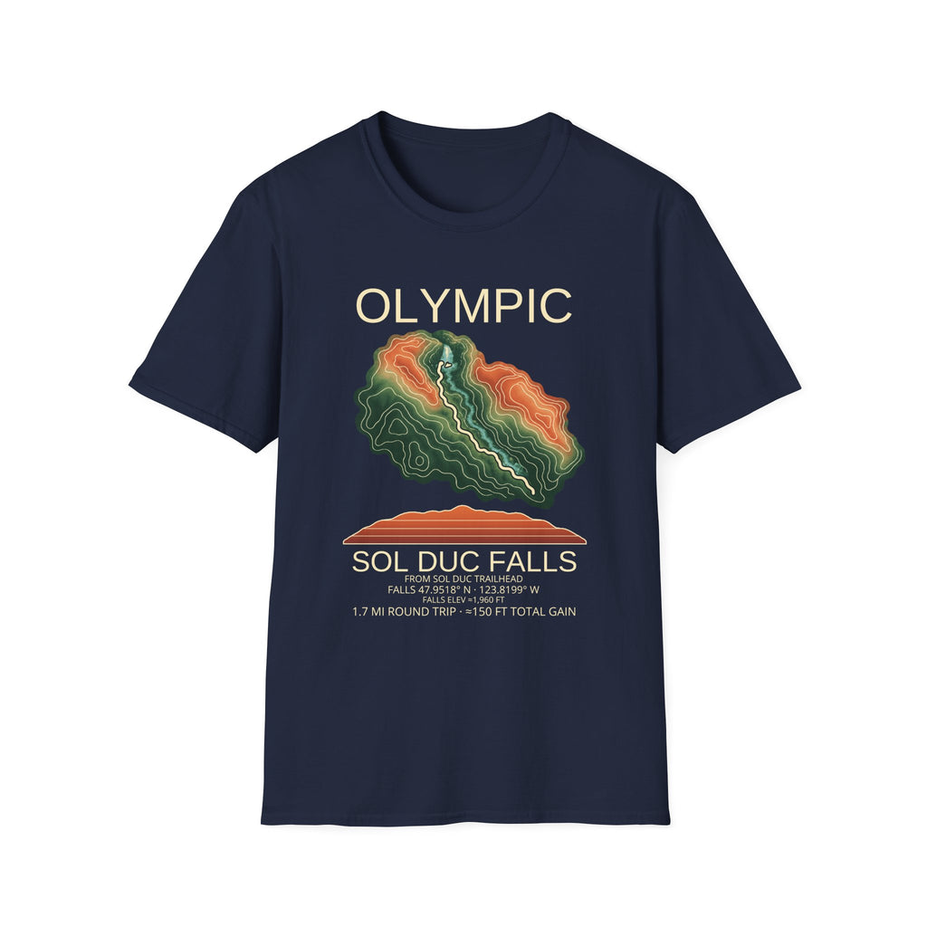 Sol Duc Falls Hiking T-Shirt | Olympic