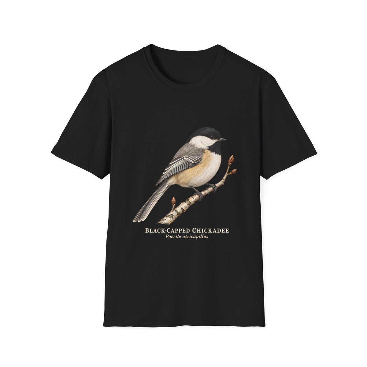 Black-capped Chickadee Birdwatching T-Shirt