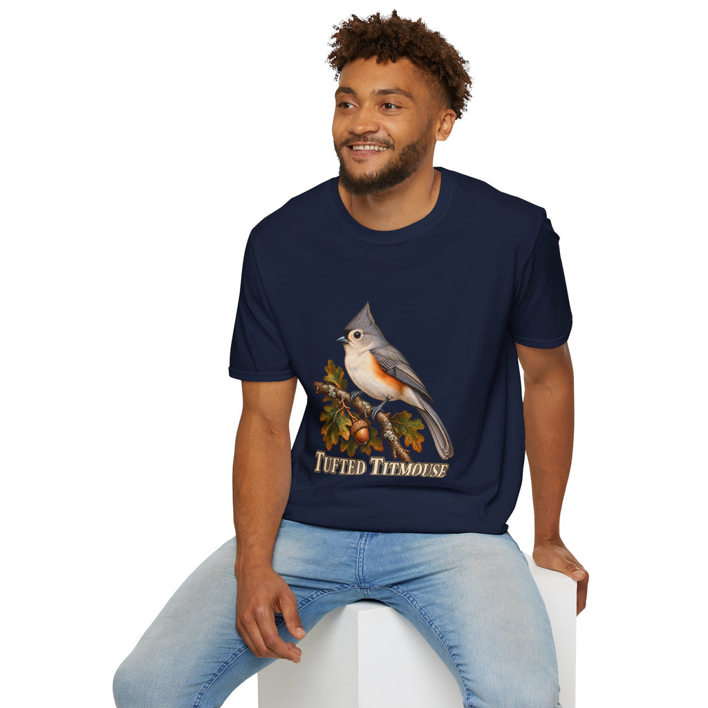 Tufted Titmouse Birdwatching T-Shirt