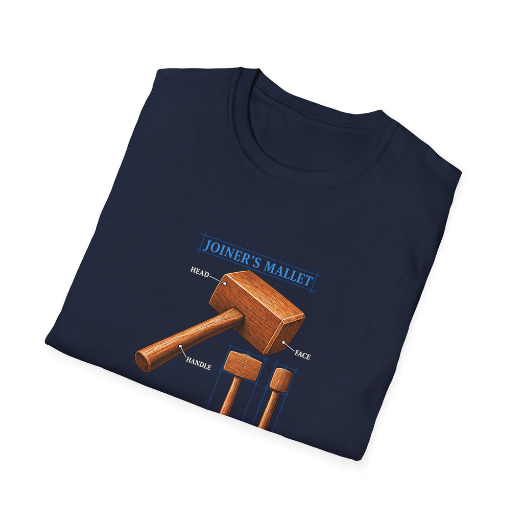 Joiner’s Mallet Head of Department Woodworking T-Shirt