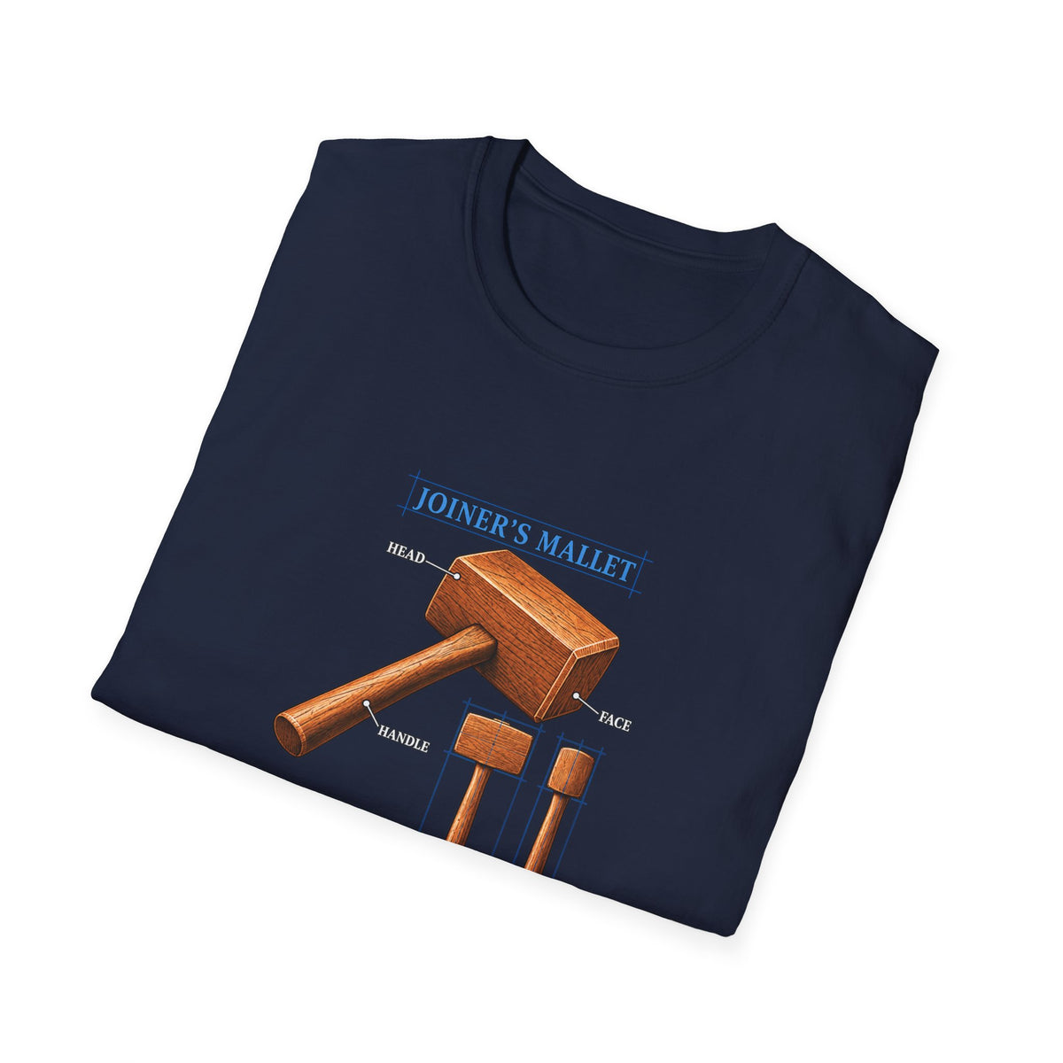 Joiner’s Mallet Head of Department Woodworking T-Shirt