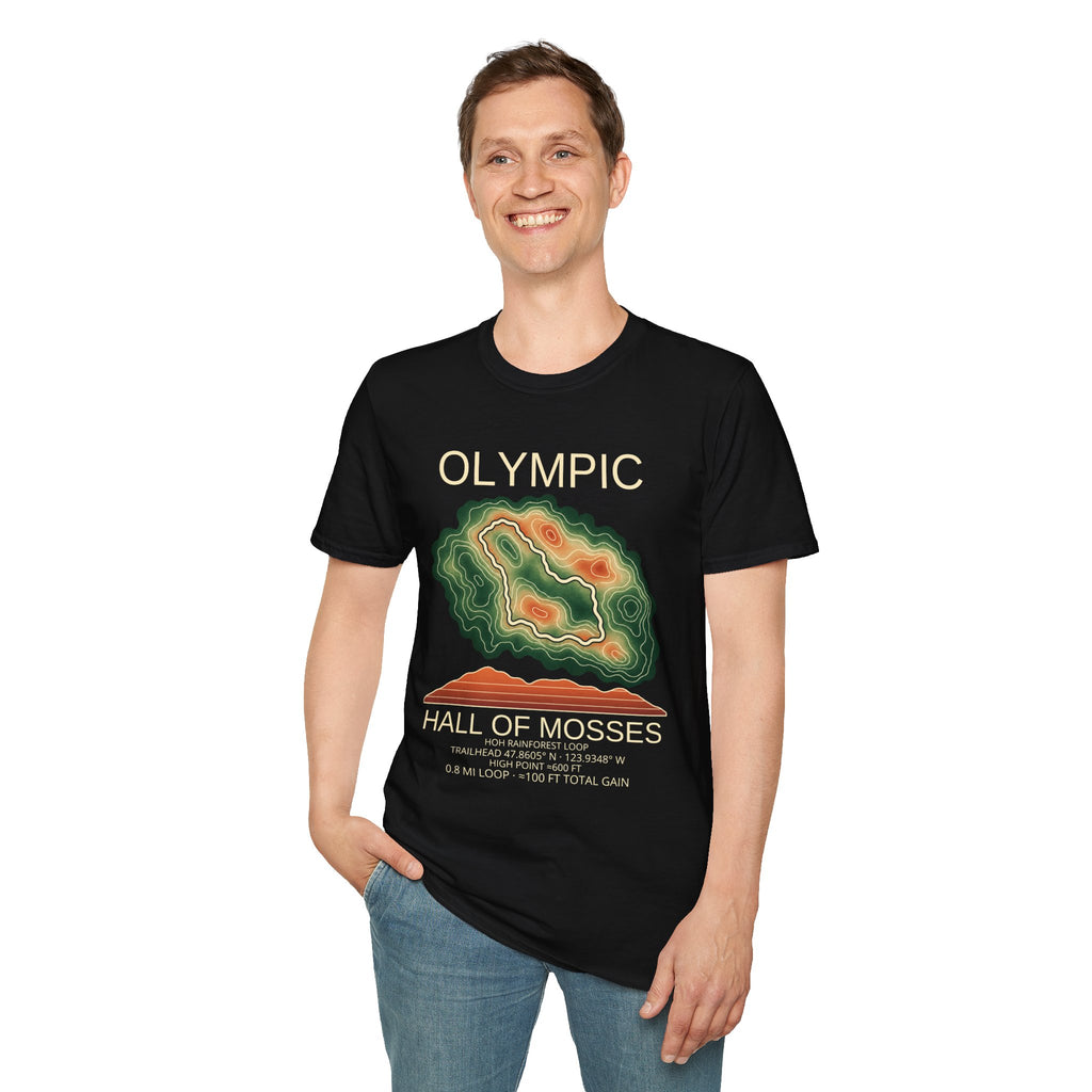 Hall of Mosses Hiking T-Shirt | Olympic
