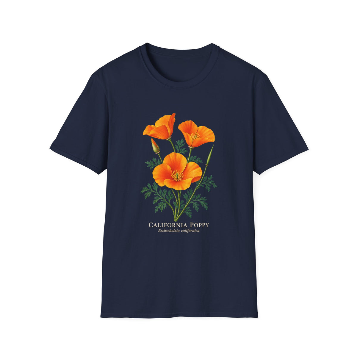 California Poppy Botanical T-Shirt