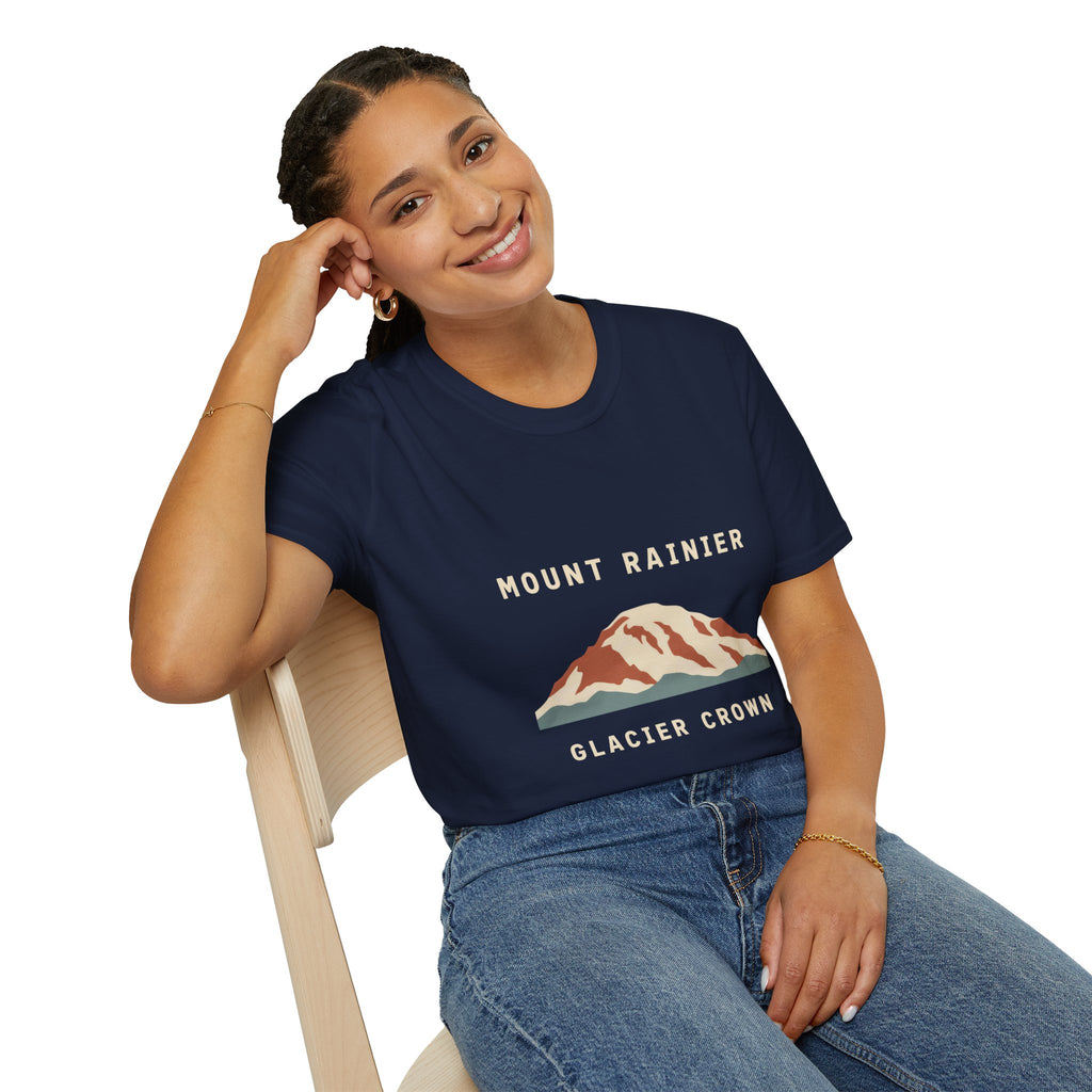 Mount Rainier Glacier Crown National Park T-Shirt